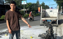 Danh tính nam thanh niên đốt xe máy khi bị cảnh sát giao thông dừng xe kiểm tra