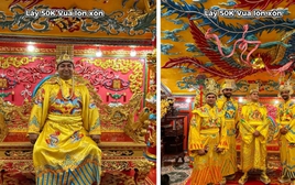 Đỉnh nhất Tết này đích thị là photobooth Suối Tiên khi chỉ tốn 70k đã "được làm vua" khiến khách Tây xếp hàng đăng cơ nườm nượp