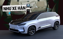 Đây là nội thất SUV mới sẽ thế chỗ Toyota Highlander: Màn hình siêu lớn, thiết kế tối giản, che logo dễ tưởng xe Hàn