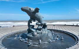 Cận cảnh công trình tượng cá Ông hơn 50 tỷ đồng tại TP.HCM