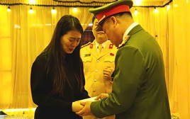 Xúc động lời tiễn biệt của đồng đội gửi Trung tá CSGT hy sinh khi làm nhiệm vụ