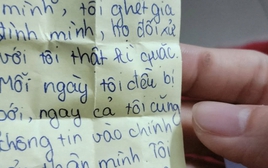 Nhận tờ giấy trong hoạt động Tết, cô giáo khóc nghẹn: Em đã trải qua những gì thế này?