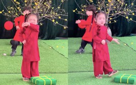 Xem clip em bé khóc vừa múa, dân mạng ví 'như đi làm ngày cuối năm'