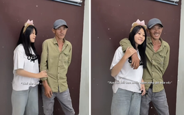 Khoảnh khắc cô gái Đồng Tháp kéo ba chụp photobooth khiến dân mạng tan chảy