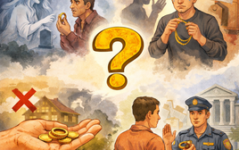 Vì sao dân gian cho rằng nhặt được vàng dễ gặp đen đủi?