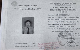 Chủ tịch Uỷ ban MTTQ xã ở Quảng Trị học cấp 3 khi chưa tốt nghiệp cấp 2?