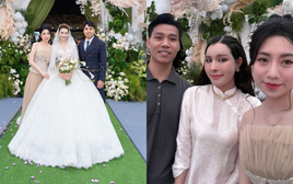 Em gái Văn Toàn "xả" ảnh cưới Đức Huy, nhan sắc chuẩn "ngọc nữ"