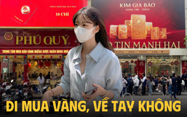 Giá vàng hơn 18,9 triệu đồng/chỉ: Người trẻ vẫn xếp hàng mua vàng bằng được, có người phải về tay không vì 1 lý do