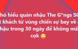 Khách ở Dubai xin hủy cọc vì chiến sự, quán nhậu TP HCM phản hồi gây tranh cãi