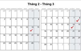 Lịch tháng 2 và tháng 3 năm nay giống nhau đến khó tin: Chuyên gia lý giải điều gì đang xảy ra