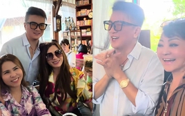 Vợ cũ Bằng Kiều tới quán Đàm Vĩnh Hưng, tình cờ gặp Hương Lan: "Tôi cùng 20 đồng bọn tới"