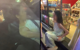 Tông liên hoàn 4 xe trên phố Hà Nội, nữ tài xế có biểu hiện lạ, nằm gục 15 phút trên vô lăng rồi xuống ô tô