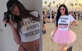 Hơn 50 nghìn người thả tim cho cô gái lạ đứng giữa Coachella tự xưng là "bà Bieber"