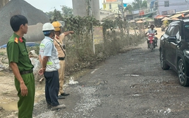 CSGT TPHCM xử phạt Ban Giao thông do vi phạm trên đường Nguyễn Xiển