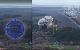 Video Nga ném bom phá hủy Sở chỉ huy lữ đoàn Ukraine