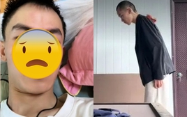 Nam diễn viên sinh năm 1999 bị đột quỵ nhồi máu não vì thức khuya, tình trạng liệt mặt và chỉ còn 30 kg hiện tại gây xót xa