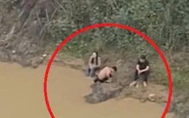 VIDEO: Hai nam sinh lao xuống sông cứu nữ sinh lớp 11 nhảy cầu