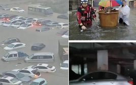 Mưa lớn kỷ lục trong 10 năm qua, Khâm Châu - Trung Quốc ngập kinh hoàng