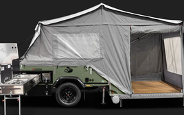 Nhà tí hon gây sốt: Gọn như xe máy, bung ra gần 6m