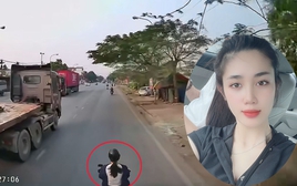 Cô gái kể phút hoảng loạn khi bị xe tải kéo lê cả trăm mét trên quốc lộ