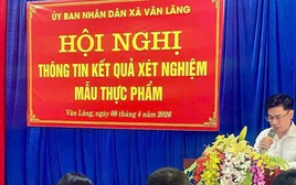 Xác định mẫu thịt heo đưa vào Trường Mầm non Hòa Bình bị nhiễm bệnh