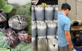 Làm giả 10 tấn bột cà phê bằng bắp, đậu nành rang trộn với phụ gia