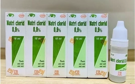 Thu hồi lô thuốc nhỏ mắt Natriclorid 0,9% không đạt chất lượng trên toàn quốc