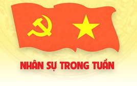 Nhân sự trong tuần: Điều động, bổ nhiệm nhiều chức danh chủ chốt