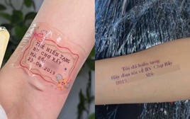 Trào lưu xăm thông tin đăng ký hiến tạng gây lo ngại mất an toàn