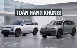 Lộ 2 SUV VinFast hoàn toàn mới: Kích thước lớn như VF 9, dáng góc cạnh kiểu Land Rover, có điểm gần giống VF 8 vừa ra mắt