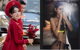 Tiểu thư thành Nam khoe body cực nóng bỏng hậu đám cưới tuyển thủ Văn Thanh, hé lộ thay đổi tinh tế của chàng cầu thủ khi cưới vợ