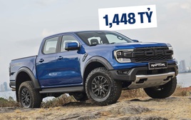 Ford Ranger Raptor xăng chốt giá 1,448 tỷ đồng tại Việt Nam: Thêm 149 triệu lấy máy mới gần 400hp, tiện nghi cao cấp hơn bản máy dầu
