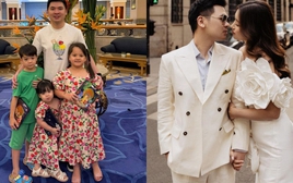 Đỗ Vinh Quang khoe ái nữ với hoa hậu Đỗ Mỹ Linh: Nhóc tỳ giống hệt nhà nội hào môn, biểu cảm cực đáng yêu
