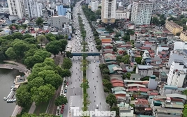 Cận cảnh khu vực sẽ di dời 110 hộ dân để làm bãi đỗ xe tĩnh trên đường Đại Cồ Việt