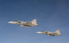JAS 39 khóa chặt oanh tạc cơ Nga tại 2 khu vực khác nhau trên Biển Baltic