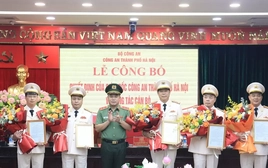 Bổ nhiệm, điều động 5 trưởng phòng thuộc Công an TP Hà Nội