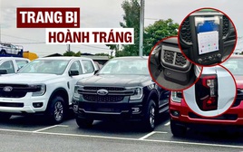 Ford Ranger bản rẻ nhất nâng cấp tại Việt Nam: Giá không đổi, hộp số 10 cấp, màn lớn, gương điện cùng nhiều điểm mới khác, tăng áp lực cho Hilux