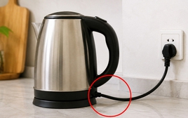 Vì sao dây điện của ấm siêu tốc thường rất ngắn?