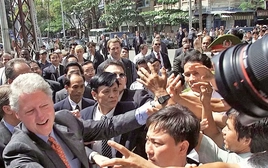 Ba lần đón Tổng thống Mỹ ở cầu Công Lý