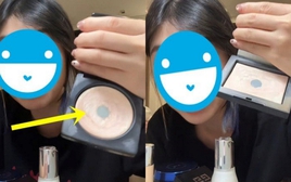 TikToker đăng pass hộp phấn dùng lủng đáy, dính kem chống nắng tùm lum: Nể người bán 1, nể người mua 10