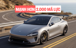 Xe điện thể thao Xiaomi lộ diện: Thiết kế 2 cửa như siêu xe, lắp cánh gió carbon khổng lồ, có thể mạnh hơn 2.000 mã lực