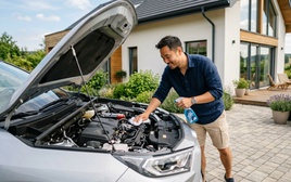 Cách tự vệ sinh khoang máy ô tô tại nhà