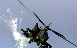 Trực thăng Apache của Mỹ rơi gần eo biển Hormuz
