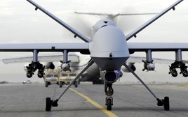 Xem UAV chiến đấu MQ-9 của Mỹ bốc cháy trên bầu trời Iraq