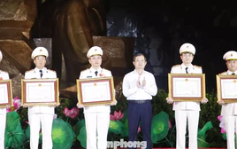 5 sỹ quan thuộc lực lượng An ninh Công an tỉnh Bắc Ninh được trao tặng Huân chương Chiến công hạng Ba