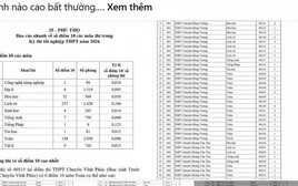Phú Thọ công bố kết quả xác minh thông tin có 194 điểm 10 môn Toán, "hai thí sinh chép bài, thi thử 4 - 5, thi thật 9 điểm"