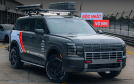 Chiếc Palisade độc nhất thế giới: Độ bởi Hyundai N, lắp sẵn giá nóc lẫn đèn LED, có thể chở thêm 3 bộ lốp dự phòng