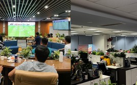 Dân văn phòng ngủ lại công ty để xem chung kết, sáng thứ Hai dậy 8h30 chấm công luôn