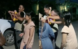 'Khối nghỉ hè' gào khóc vẫn bị bế lên ô tô rời quê, dân mạng bật cười thấu hiểu