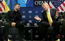Tổng thống Mỹ Trump sắp gặp Tổng thống Ukraine Zelensky tại Nhà Trắng